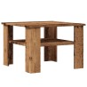 Table basse vieux bois 60x60x42 cm bois d'ingénierie 619956619956