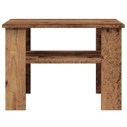 Table basse vieux bois 60x60x42 cm bois d'ingénierie 619956619956