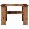 Table basse vieux bois 60x60x42 cm bois d'ingénierie 619956619956