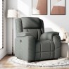 Fauteuil inclinable Gris foncé Tissu 619962619962