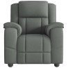 Fauteuil inclinable Gris foncé Tissu 619962619962