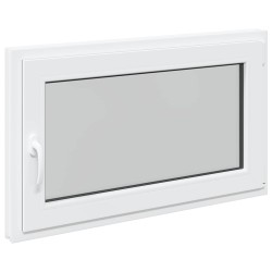 Fenêtre de sous-sol RISOR 100 x 60 cm PVC et verre Blanc 619963619963