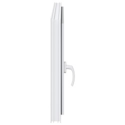 Fenêtre de sous-sol RISOR 100 x 60 cm PVC et verre Blanc 619963619963