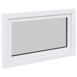 Fenêtre de sous-sol RISOR 100 x 60 cm PVC et verre Blanc 619963619963