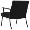 fauteuil Noir 59 x 75 x 78 cm tissu 619969619969