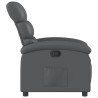 Fauteuil inclinable gris similicuir 619970619970