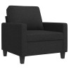 Fauteuil Noir 60 cm Tissu 619971619971