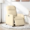 Fauteuil inclinable électrique Crème Tissu 619992619992