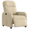 Fauteuil inclinable électrique Crème Tissu 619992619992