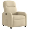 Fauteuil inclinable électrique Crème Tissu 619992619992