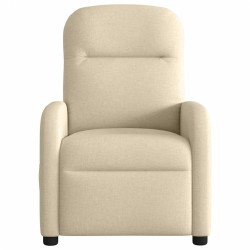 Fauteuil inclinable électrique Crème Tissu 619992619992