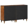 Buffet 2 pcs marron miel 60 x 33 x 75 cm Bois de mangue massif 620008620008