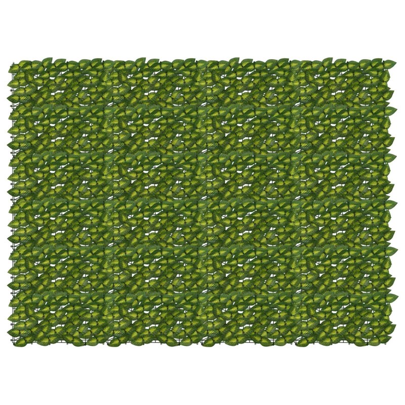Écran de balcon avec feuilles Vert et jaune 200 x 150 cm 620017620017