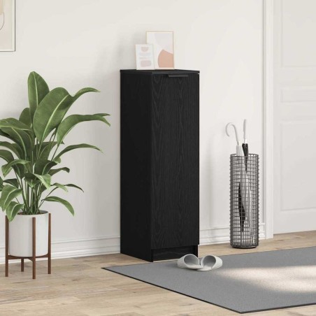 Cabinet à chaussures avec étagère Chêne noir 29,5 x 35 x 101 cm 620029620029