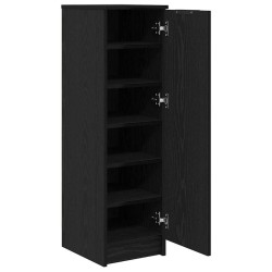 Cabinet à chaussures avec étagère Chêne noir 29,5 x 35 x 101 cm 620029620029