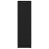Cabinet à chaussures avec étagère Chêne noir 29,5 x 35 x 101 cm 620029620029