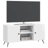 Meuble TV Blanc brillant 102 x 34,5 x 50 cm Bois d'ingénierie 620044620044