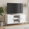 Meuble TV Blanc brillant 102 x 34,5 x 50 cm Bois d'ingénierie 620044620044