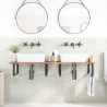 Dessus de meuble de salle de bain non traité bois d'acacia 620052620052