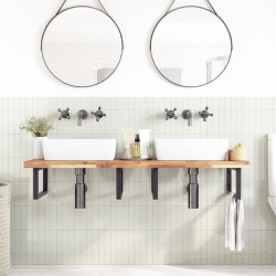 Dessus de meuble de salle de bain non traité bois d'acacia 620053620053
