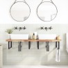 Dessus de meuble de salle de bain non traité bois d'acacia 620053620053