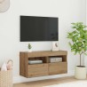 Meuble TV mural 80 x 30 x 40 cm Chêne artisanal 620057620057