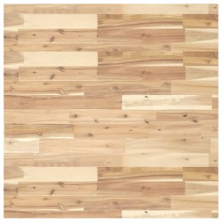 Dessus de table carré 80x80x4 cm bois massif d'acacia 620068620068