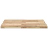 Dessus de table carré 80x80x4 cm bois massif d'acacia 620068620068