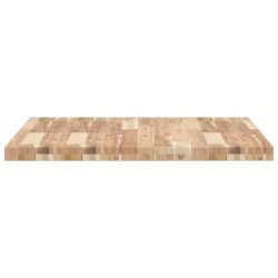 Dessus de table carré 80x80x4 cm bois massif d'acacia 620068620068