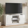 Meuble TV Blanc brillant 102 x 34,5 x 47 cm Bois d'ingénierie 620073620073
