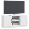 Meuble TV Blanc brillant 102 x 34,5 x 47 cm Bois d'ingénierie 620073620073