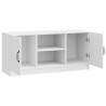 Meuble TV Blanc brillant 102 x 34,5 x 47 cm Bois d'ingénierie 620073620073