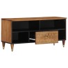Meuble TV 100x33x46 cm bois massif de manguier 620075620075