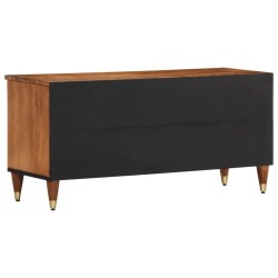 Meuble TV 100x33x46 cm bois massif de manguier 620075620075