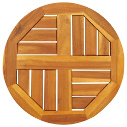 Dessus de table Ø40x2 cm rond bois massif d'acacia 620080620080