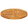 Dessus de table Ø40x2 cm rond bois massif d'acacia 620080620080