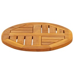 Dessus de table Ø40x2 cm rond bois massif d'acacia 620080620080