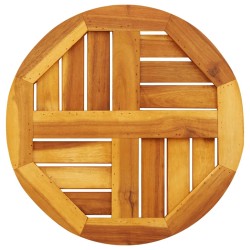 Dessus de table Ø40x2 cm rond bois massif d'acacia 620080620080
