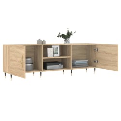 Meuble TV chêne sonoma 150x30x50 cm bois d'ingénierie 620082620082