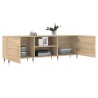 Meuble TV chêne sonoma 150x30x50 cm bois d'ingénierie 620082620082
