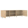 Meuble TV chêne sonoma 150x30x50 cm bois d'ingénierie 620082620082