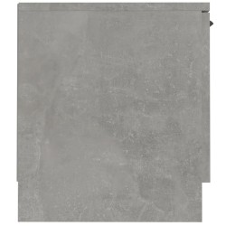 Meuble TV gris béton 140x35x40 cm bois d'ingénierie 620088620088