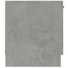 Meuble TV gris béton 140x35x40 cm bois d'ingénierie 620088620088