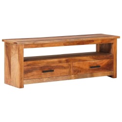 Meuble TV 118x30x40 cm Bois massif 620091620091