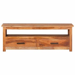 Meuble TV 118x30x40 cm Bois massif 620091620091