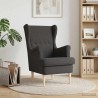 Fauteuil Gris foncé Bouclé 620092620092