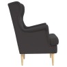 Fauteuil Gris foncé Bouclé 620092620092