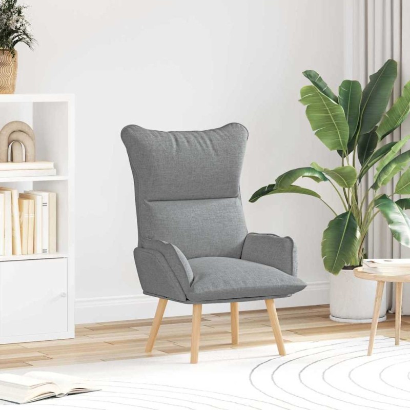 fauteuil Gris clair 69 x 74 x 93 cm Tissu et Contreplaqué 620107620107