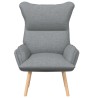 fauteuil Gris clair 69 x 74 x 93 cm Tissu et Contreplaqué 620107620107