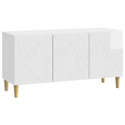 Meuble TV 99 x 34,5 x 50 cm Blanc brillant Bois d'ingénierie 620114620114